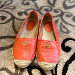 Orange 🍊 Coach Slip-On